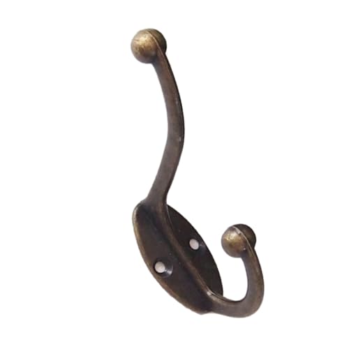 ARTSEWPLY 4個 アンティーク調属壁掛けフック 衣類帽子掛け 多機能高耐荷重ネジ式 壁面収納 洗面所玄関寝室に