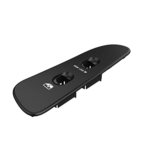 BASIKER Window Switch Cover, Passenger Side Door Switch Panel Bezel Trim for 2002 to 2010 Dodge Ram 1500 2500 3500, Black - Thumbnail 7