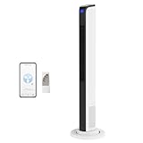 Contrôle Intelligent & Personnalisable : Équipé d'un écran tactile numérique et d'une télécommande, vous pouvez facilement ajuster tous les paramètres à distance. Profitez de 3 vitesses (Basse/Moyenne/Haute) et de 3 modes de ventilation (Nature/Normal/Sommeil) pour adapter le flux d'air à vos besoins. La minuterie programmable de 1 à 9 heures vous permet de définir une durée de fonctionnement automatique.
