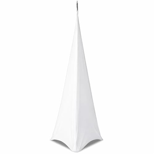 Housse de support DJ blanche extensible lycra triple face Trimming Shop - Lot de 5