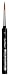da Vinci Travel Series 1573 CosmoTop Spin Watercolor Brush, Round Synthetic with Protective Case Handle, Size 4
