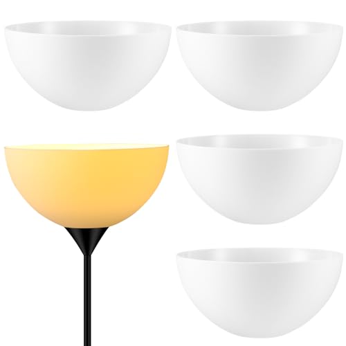 Iwowhero 4 Pezzi Paralume Piantana a Forma Di Ciotola in Plastica Resistente E Riutilizzabile Ricambio Rapido Per Lampade Da Terra Protezione Per Casa E Animali