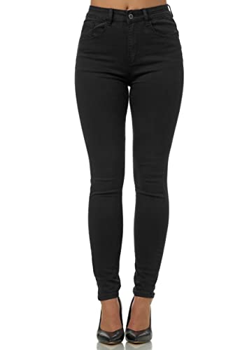 Elara Super High Waist Damen Hose Chunkyrayan EL12 Navy 40 (L)