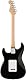 Squier by Fender Debut Collection Stratocaster E-Gitarre, Laurel Griffbrett, Weißes Schlagbrett, Schwarz