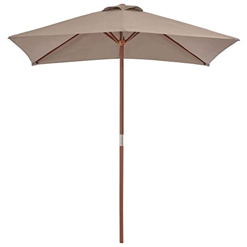 Rechteckiger Balkonschirm von Vidaxl 150×200 cm in Taupe