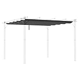 COMPATIBILITÀ: Il tettuccio di ricambio è adatto al gazebo pergola Outsunny 3 x 3 m. Si prega di verificare le dimensioni e il modello del gazebo prima dell'acquisto.