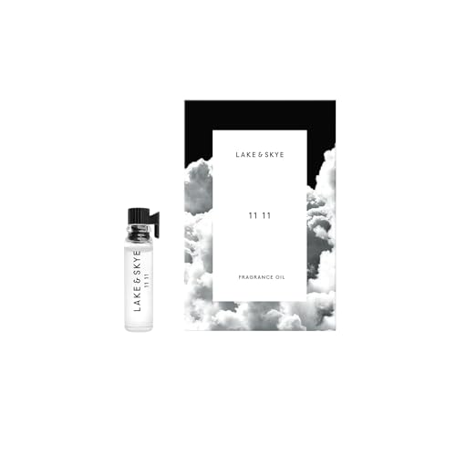 Lake & Skye 11 11 Fragrance Oil Sample- Clean Skin Musk, Sheer, Uplifting Scent, Vegan, Cruelty Free - 0.06 fl oz (2 ml)