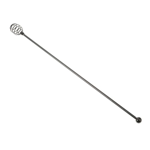 Hemobllo Honey Stirrer Stirring Dippers Silver Honey Stick Mix Rod Thin Small Jar Household Honey Stir Honey Spoons Fruits Jam Stirrer Jar Dipper Stainless Steel Black re-usable
