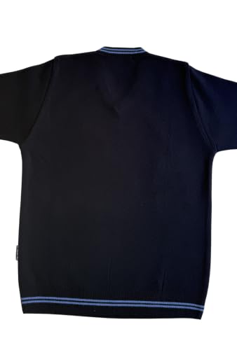 Image of Boy's School Uniform Lining Full Sleeves Sweater - Daffodil