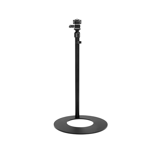amaran Desk Stand,Height-Adjustable, Aluminum Desktop Stand for amaran Verge &Other 1/4-20in Gear (Black)