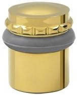 Deltana UFBP4505CR003 Floor Stop 1-5/8 Inch Height Solid Brass Round Universa...