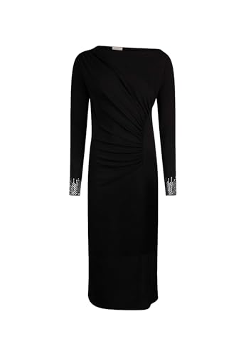 Robe noire Liu Jo WA6195 J4844 taille XL pour femme