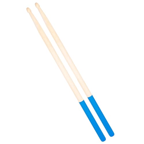 MAGICLULU Baquetas de madera de arce 5a con mango antideslizante para práctica y ejercicio Color azul miniatura 1
