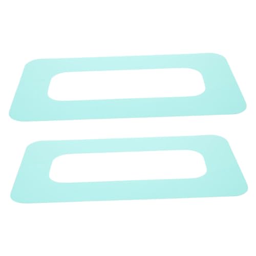 GOOHOCHY 2pcs Durable Paddle Board Fin Slot Connection Patch for Easy Maintenance Light Green Precision Engineered for Improved Handling and Compatibility with Various Sup Models