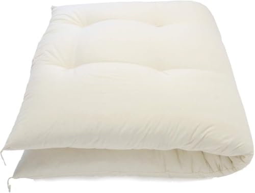 職人手作り[敷布団]ダブルサイズ(オーガニックコットン綿100%)◎オーガニックコットン生成生地