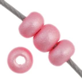 Czech Glass Seed Beads 10/0 (2.3mm Diameter) Shiny Pink DIY Jewelry Making Beads - 500g Bulk Bag by Preciosa (Jablonex)