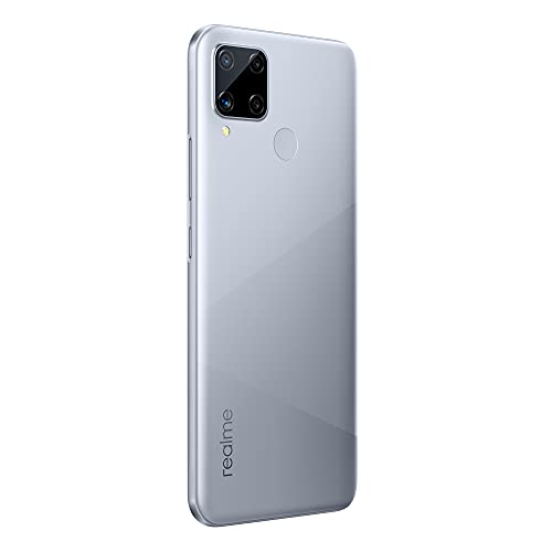 Image of realme C15 (Power Sliver, 4GB RAM, 64GB Storage) with No Cost EMI /Additional Exchange Offers