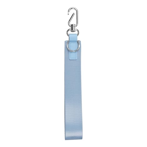 Wristlet Keychain for Women and Men Key Chain Holder Wallet Holder ID Badge Holder Wrist Lanyard Strap for Keys (Light Blue)