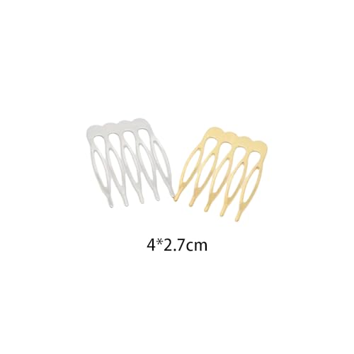 20 Peines Metálicos para Cabello, 5 Dientes miniatura 2