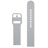 ElloGear Strap Band Compatible with Samsung Galaxy Watch Active, Active2, Active 3 Silicone Wristband Replacement for Smartwatch - Gray