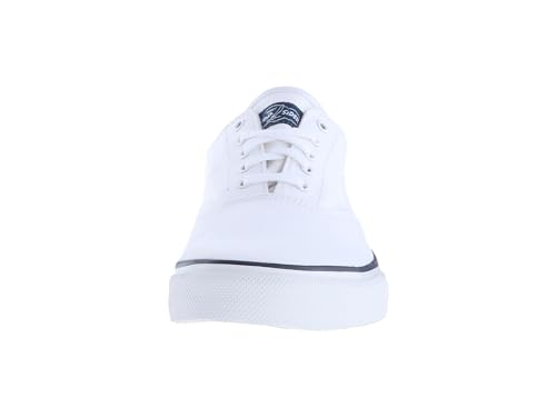 Image of Sperry CVO Canvas - Sneakers for Men - Non-Marking Rubber Outsole - Soft Canvas Upper - Textile Lining White 9 M (D)