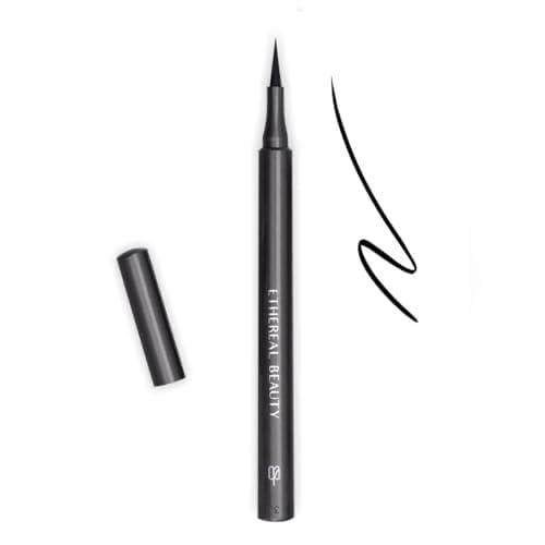 Ethereal Beauty® Eye Styler Liquid Eyeliner schwarz – Flüssiger Eyeliner, schnelltrocknend & langanhaltend, clean & vegan, präzise Definition, 1,1 ml