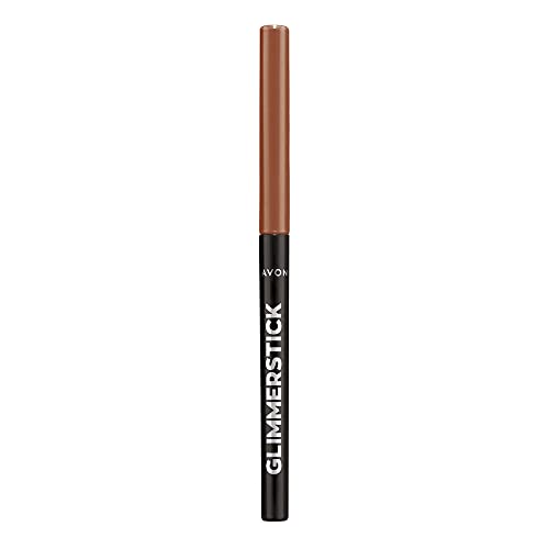 Avon Glimmerstick Eyeliner - Bronze 0.28g, Soft-Glide Formula, Bold and Intense Colour, Waterproof, Smudge-Proof Colour That Lasts All-Day, Cruelty Free