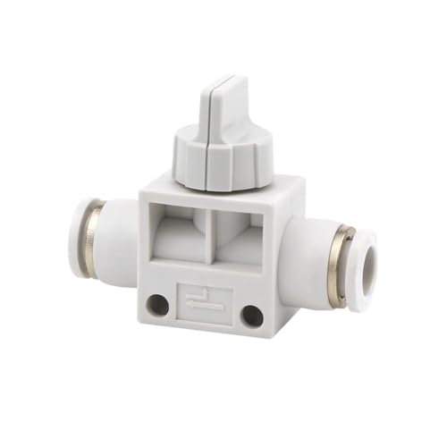 Conector un toque aire blanco de codo igual para tubería neumática de 10mm 2