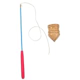 HOOTNEE Spielzeug Mitgebsel Kreisel Led-Tops Holzspiel Kreisel Spielset Aus Holz Bemalung...