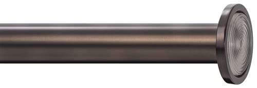 Image of Ivilon Tension Curtain Rod - Spring Tension Rod for Windows or Shower, 36 to 54 Inch. Oil Rubbed Bronze ORB