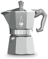 Bialetti, Cafeteira Moka Express Exclusive Prata 3 Xicaras