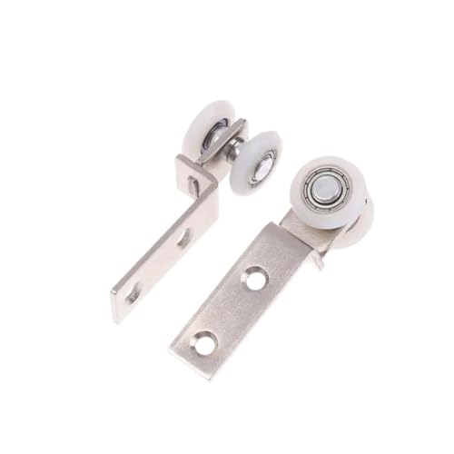 Poulies pour rideaux coulissants et roulettes de portes Guide rail suspension placard A2