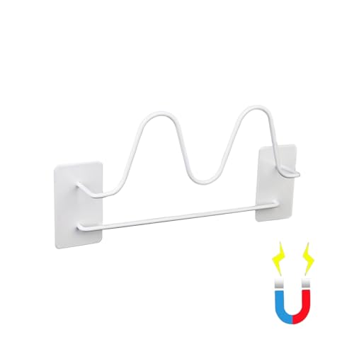 KAIXUANMAN マグネット スリッパラック 壁掛け フレーム お風呂用 スリッパ 掛け マグネット スリッパ立て おしゃれ スリッパスタンド 玄関 スリッパ置き 1足 ホワイト