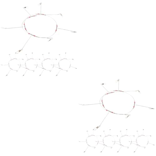 Abaodam 1 Set Fishing Accessory Kit Wire Balance Fishing Leaders Set Durable Tracer Rigs Wear Resistant Prevent Tangles and Efficiency