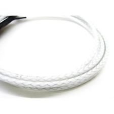jagwire braided brake outer 5mm cable - white x1m