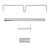 QUMIIRITY 2 Satz Ersatzrührstäbe aus Eisen für Kommerzielle Popcornmaschine Robust Leicht zu Reinigen Gleichmäßige Erwärmung für Gewerblichen Einsatz