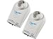 Produktbild Allnet ALL168212 Powerline Homeplug AV Adapter 200Mbit mit Strom-Buchse 2er Set