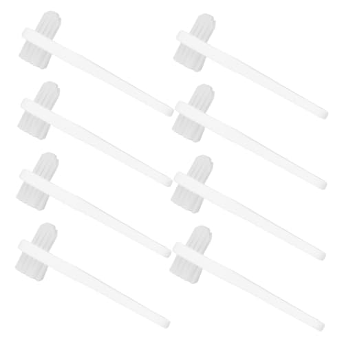 SEWOART 8pièces Brosse Pour Dentier Portable Double Face Pratique Pour Nettoyage à Et Soins Bucco-dentaires