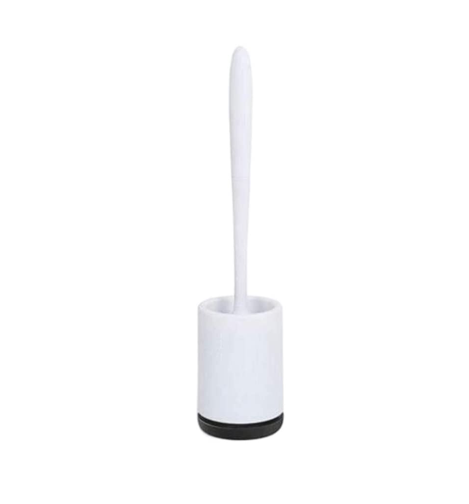 Cepillo de Limpieza Escobilla De Inodoro Con Mango Largo Y Cabezal De Goma Con Base De Soporte, Cepillo De Limpieza Para Baño Doméstico, Escobillas De Inodoro Montadas En La Pared Cepillo de Baño