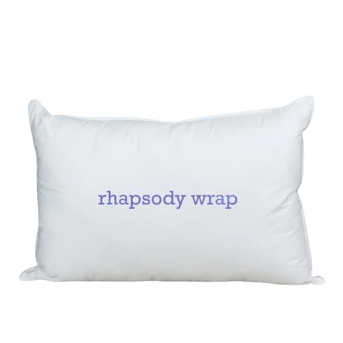 Down Etc White Goose Down Wrap Hypoallergenic Bed Pillow