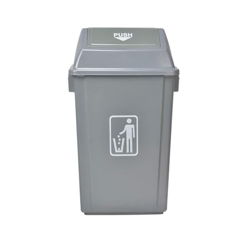 Caneca de basura de plástico 42L con tapa separable