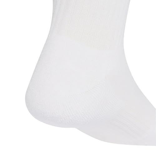adidas Unisex 3Stripes Cushioned Sportswear Crew Socks 3 Pair Pack Socks, white/olive strata/Khaki Six/maroon, M – Ansicht 2