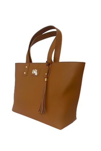 Bolsa Feminina em Couro Ecológico Grande com Alça Moderna e Versatil para o dia-a-dia.(Caramelo)
