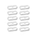 10pcs Wristwatch Strap Loop Replacement Strap Loop Compatible with Vivoactive 3 Music/Venu/Vivomove Strap Silicone Strap Ring Holders Wristband Security Loop White