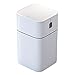Kosz na śmieci, 15 l pojemny kosz na śmieci z pokrywką, automatyczne pakowanie, 30 worków na śmieci, do kuchni łazienki sypialni salonu biura (biały)