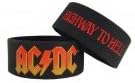 AC/DC 1" Wide Silicone Bracelet - Highway To Hell