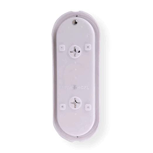 Image of Set of 2 PVC Waterproof Bulkhead Wall Outdoor Bulkhead Wall Light for Offices /Home Uses (Bulb Not Included ) (20X10X9 cm)Corded Electric