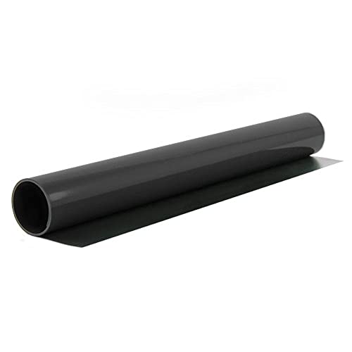 FerroFlex® Matt Black Standard Self Adhesive Flexible Ferrous Sheet for Walls, Office, Home, and Creating Instant Surfaces Magnets Will Attract To - 620mm Wide - 1m Length