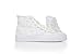 Ivory Lace High-Top Bridal Sneakers – Handmade Wedding Shoes for Bride – Elegant Flat Wedding Trainers with Romantic Floral Details