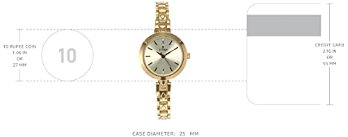 Titan Karishma Analog Champagne Dial Women's Watch -NM2598YM01 / NL2598YM01/NM2598YM01 - Image 3